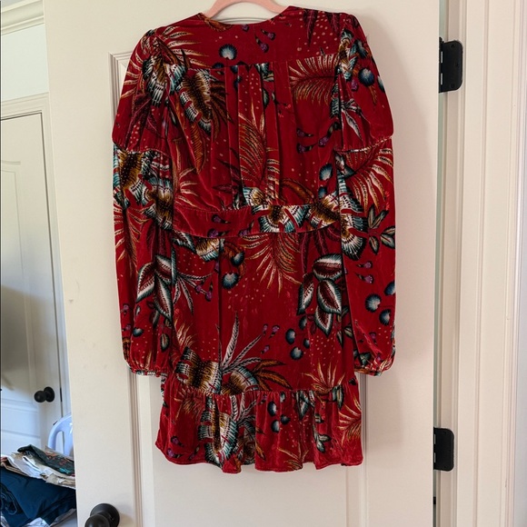 FARM Rio Red Floral Mini Dress - Picture 3 of 9